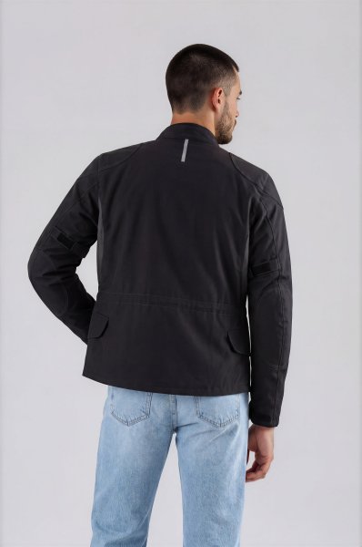 Ducati Scrambler Baja Stoffjacke Schwarz – Motorradbekleidung Scrambler, Ripstop, Protektoren